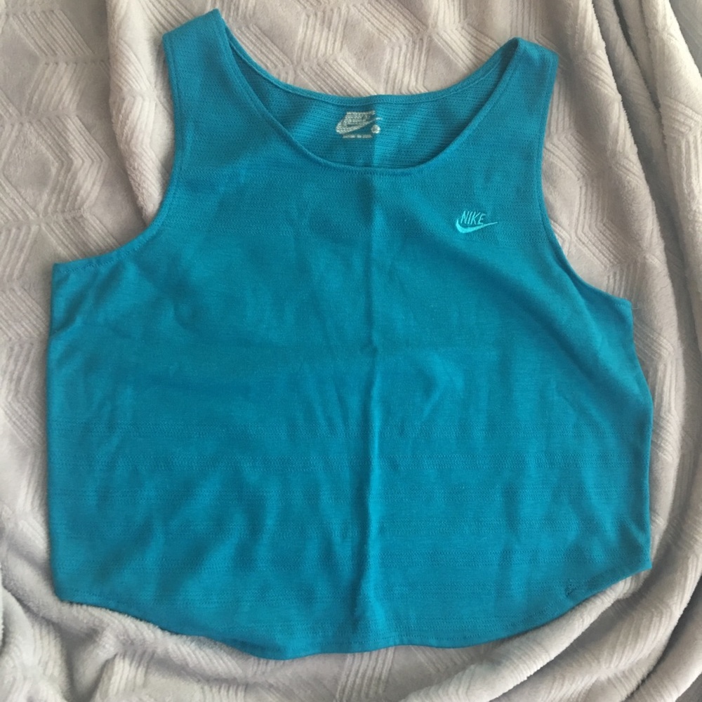 Vintage 90s Nike Crop Tank Knit Top - Jersey Style